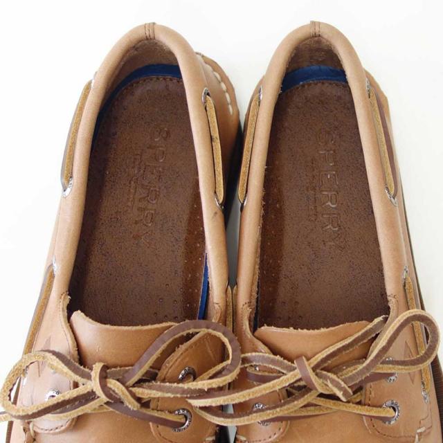 SPERRY（スペリー トップサイダー） AUTHENTIC ORIGINAL 2-EYE 13934368 （メンズ）SAHARA デッキシューズ レザーシューズ「靴」