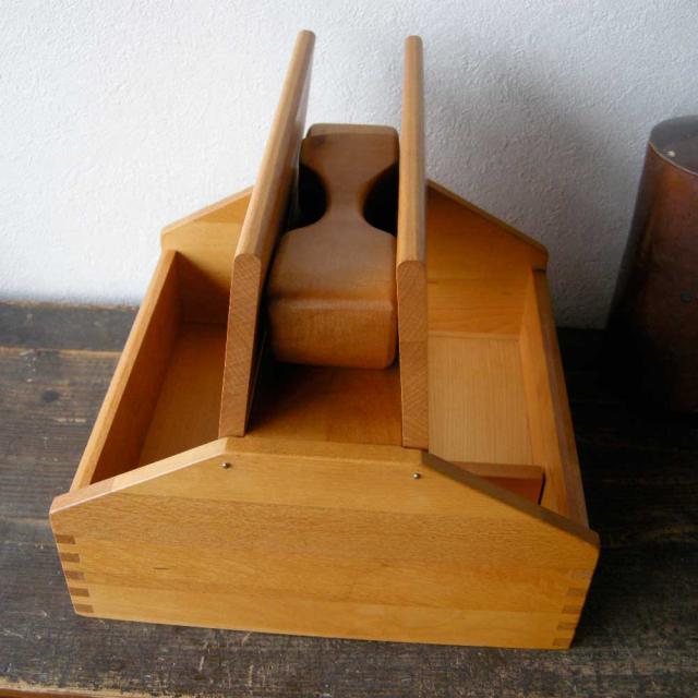 タピール TAPIR タピール 木の道具箱（木箱のみ）天然木 使い込むほどに味がでます（ドイツ製）シューケア ボックス 靴磨き ギフト_5