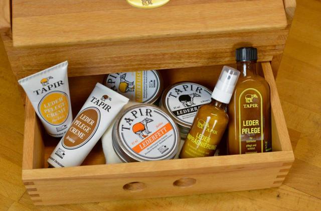 タピール TAPIR タピール 木の道具箱（木箱のみ）天然木 使い込むほどに味がでます（ドイツ製）シューケア ボックス 靴磨き ギフト_9