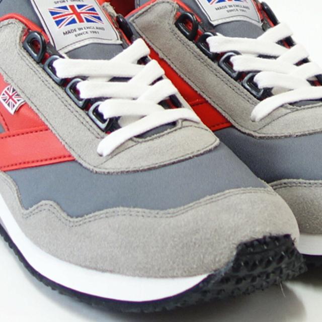 WALSH ウォルシュ ENS 70001（ユニセックス） ENSIGN カラー：グレー（英国製） スエード＆人工繊維＆PVCのランニングスニーカー 「靴」_11