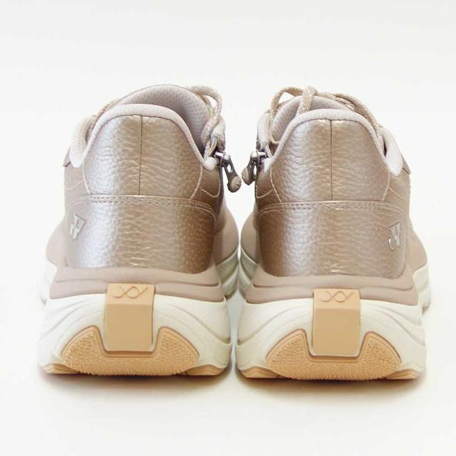 ヨネックス YONEX L128 016 ゴールド（レディース） 撥水 快適ウォーキング パワークッションプラス ハンズフリー 楽々フィット 3.5E 膝 腰 負担軽減 旅行 靴