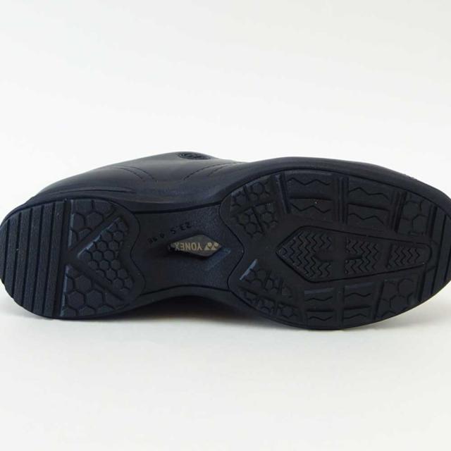 ヨネックス YONEX L130W 007 ブラック（レディース） 撥水 快適ウォーキング パワークッションプラス ハンズフリー 楽々フィット 4.5E 膝 腰 負担軽減 旅行 靴