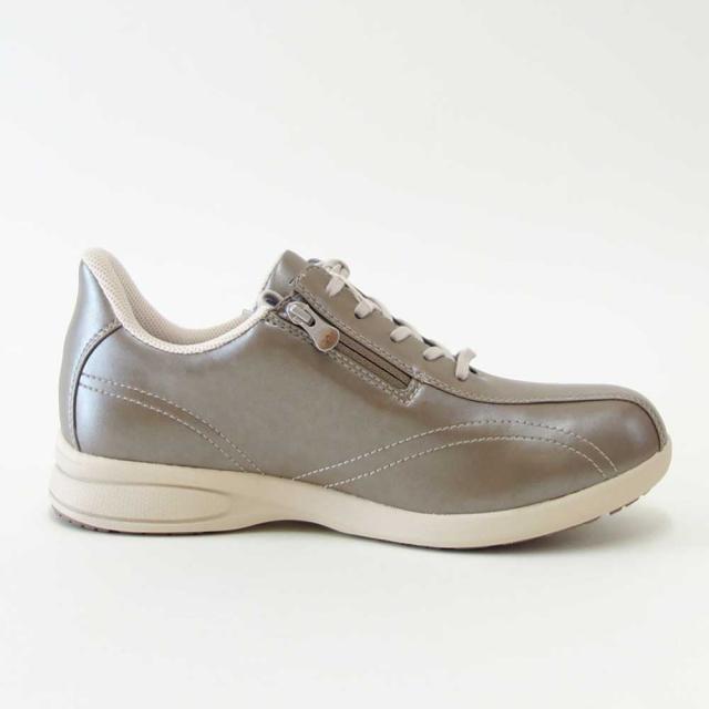 ヨネックス YONEX L130W 708 パールカーキ（レディース） 撥水 快適ウォーキング パワークッションプラス ハンズフリー 楽々フィット 4.5E 膝 腰 負担軽減 旅行 靴