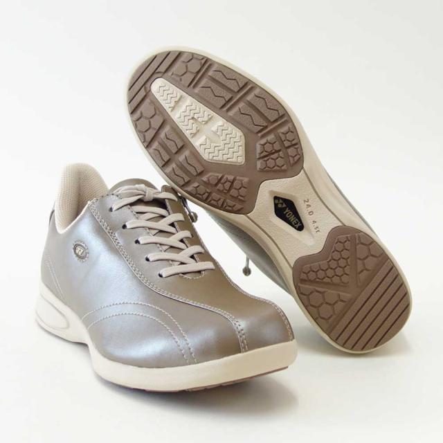 ヨネックス YONEX L130W 708 パールカーキ（レディース） 撥水 快適ウォーキング パワークッションプラス ハンズフリー 楽々フィット 4.5E 膝 腰 負担軽減 旅行 靴