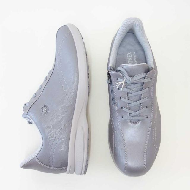 ヨネックス YONEX L130W 764 グレイッシュパール（レディース） 撥水 快適ウォーキング パワークッションプラス ハンズフリー 楽々フィット 4.5E 膝 腰 負担軽減 旅行 靴