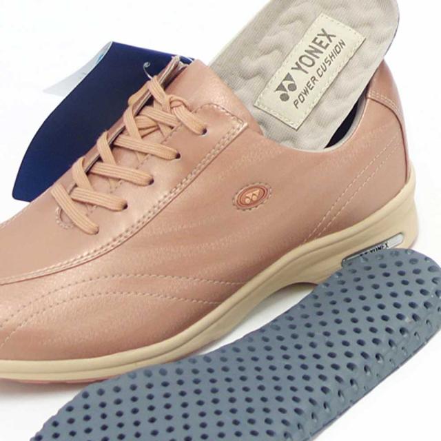 ヨネックス YONEX L30F（レディース）内側ファスナー 快適ウォーキング 撥水ストレッチ PUレザー 楽々フィット 3.5E 膝 腰 負担軽減 シニア 旅行 母の日 ギフト