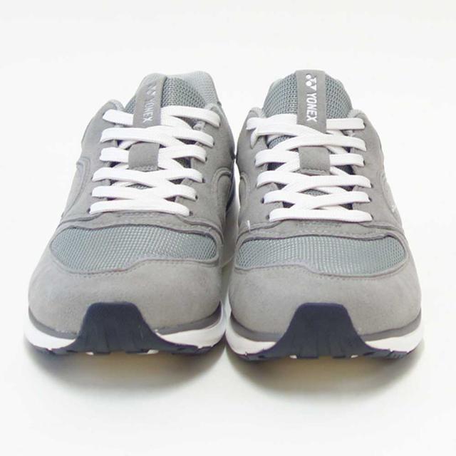 ヨネックス YONEX 123 010 グレー（ユニセックス） 撥水 快適ウォーキング パワークッションプラス メッシュ素材 楽々フィット 3.5E 膝 腰 負担軽減 男女兼用 旅行 靴