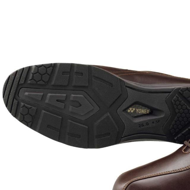 ヨネックス YONEX M118W（メンズ）内側ファスナー 快適ウォーキング 撥水ストレッチ PUレザー 楽々フィット 4.5E 膝 腰 負担軽減 シニア 旅行 父の日 ギフト