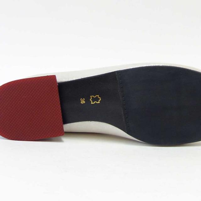 【SALE】 ユーコ イマニシ yuko imanishi +  741101 JIM シルバー 上質レザー スリッポン カッターシューズ  展開サイズ 23cm 23.5cm 24cm 24.5cm「靴」