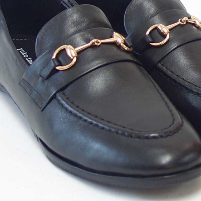 ユーコ イマニシ yuko imanishi +  791043 SACHI ブラック 甲深 ビットローファー フラット スリッポンシューズ  展開サイズ 23.5cm 24cm 24.5cm 25cm「靴」