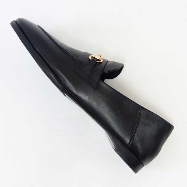 ユーコ イマニシ yuko imanishi +  791043 SACHI ブラック 甲深 ビットローファー フラット スリッポンシューズ  展開サイズ 23.5cm 24cm 24.5cm 25cm「靴」