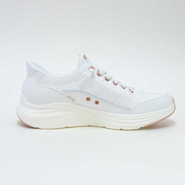 スケッチャーズ SKECHERS CONTOUR FOAM コージーフィット 150413 WTRG ホワイト/ローズゴールド（レディース）コンツアーフォーム 人工繊維 ストレッチ スリッポン スニーカー レディース ハンズフリー 洗濯機洗い可能 「靴」_2