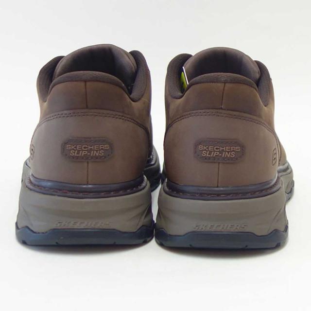 スケッチャーズ SKECHERS LOCKETT グスタフ  205307 COC ココア （メンズ） リラックスドフィット(3E)  なめし革 スリッポン ハンズフリー ウォーキング 商行為  「靴」