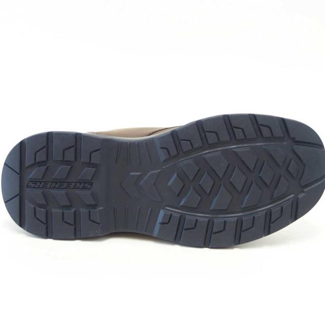 スケッチャーズ SKECHERS LOCKETT グスタフ  205307 COC ココア （メンズ） リラックスドフィット(3E)  なめし革 スリッポン ハンズフリー ウォーキング 商行為  「靴」