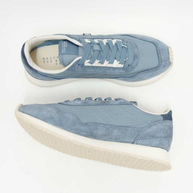 WALSH ウォルシュ ESL 11006（ユニセックス） Ensign-Lite カラー：Military Blue/Misty Blue（中国製） 天然皮革＆人工繊維のランニングスニーカー 「靴」
