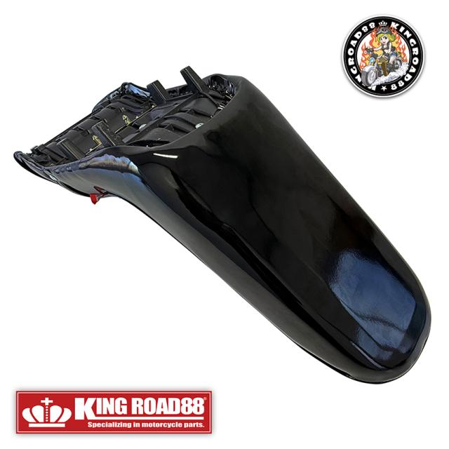 バリオス2 三段シート 45cm 黒エナメル カワサキ バリオス2型 ZR250B KingRoad88 3段シート エナメル