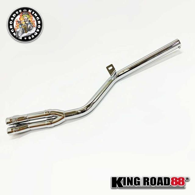 カワサキ ゼファー400 ゼファーχ ZR400C KingRoad88 マフラー スリム管 フルエキゾーストマフラー_3