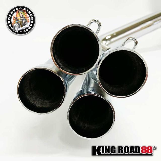 カワサキ ゼファー400 ゼファーχ ZR400C KingRoad88 マフラー スリム管 フルエキゾーストマフラー_5
