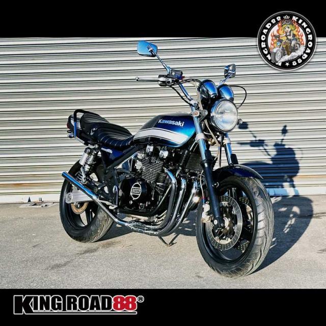 カワサキ ゼファー400 ゼファーχ ZR400C KingRoad88 マフラー スリム管 フルエキゾーストマフラー_6