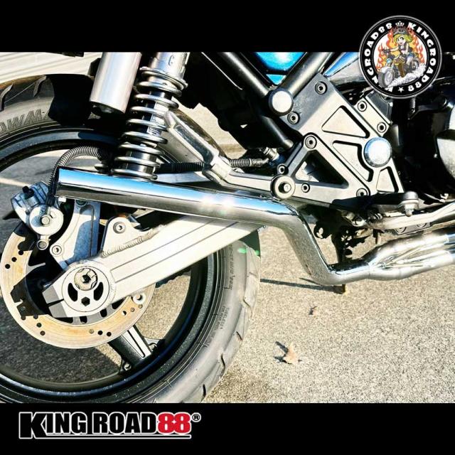 カワサキ ゼファー400 ゼファーχ ZR400C KingRoad88 マフラー スリム管 フルエキゾーストマフラー_8