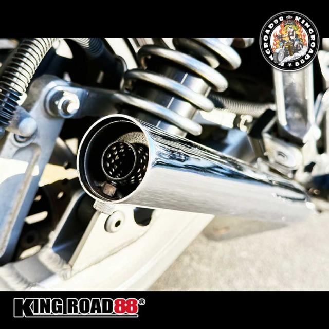カワサキ ゼファー400 ゼファーχ ZR400C KingRoad88 マフラー スリム管 フルエキゾーストマフラー_9