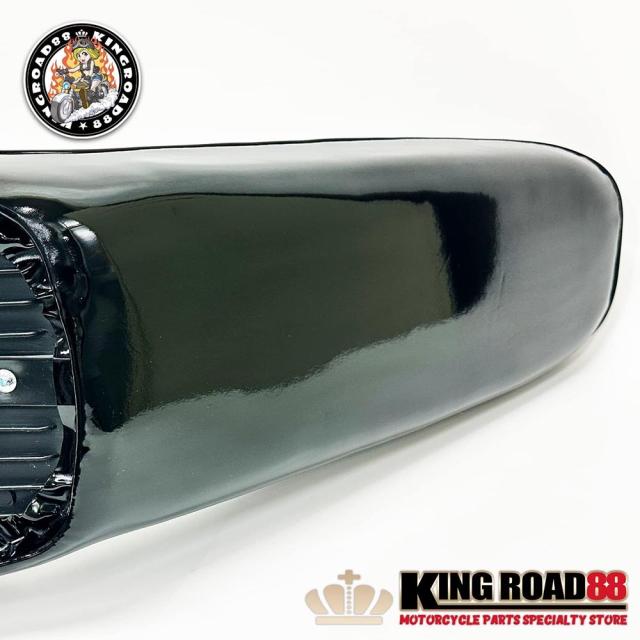 カワサキ ゼファーχ ZR400C KingRoad88 ロングシート エナメル ブラック 三段シート 3段シート_5