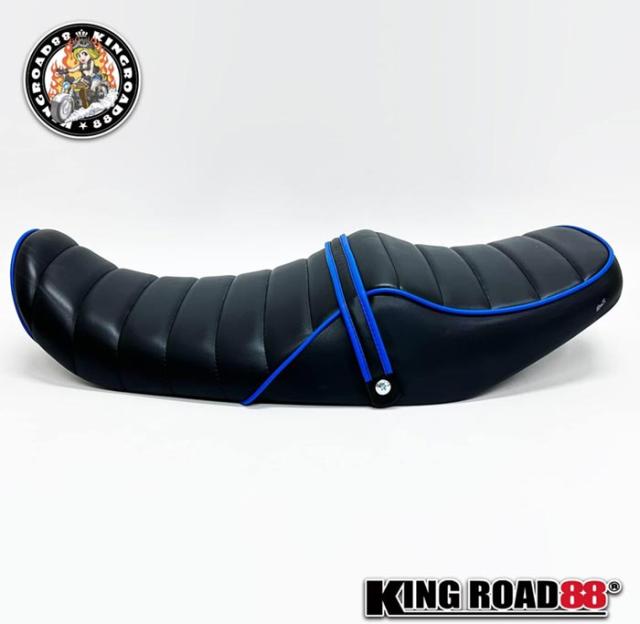 カワサキ ゼファーχ ZR400C KingRoad88 タックロールシート パイピング