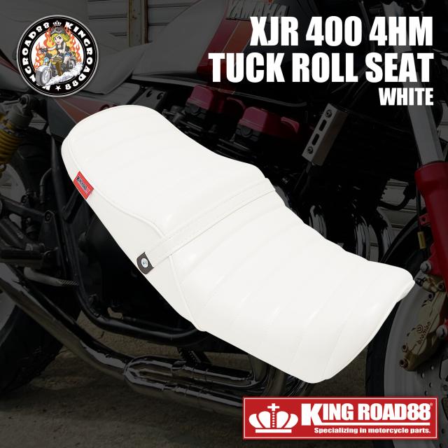 ヤマハ XJR400 前期 4HM KingRoad88 エナメル ホワイト タックロールシート 15,914円