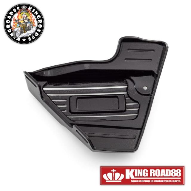 XJR400 4HM KingRoad88 サイドカバー アルフィン XJR ブラック シルバー TYPE3_6