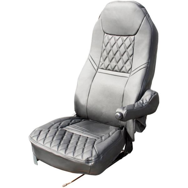 595358ジェットイノウエ ＣＯＭＢＩ車種別シートカバー　Ｎスーパーグレート　黒糸