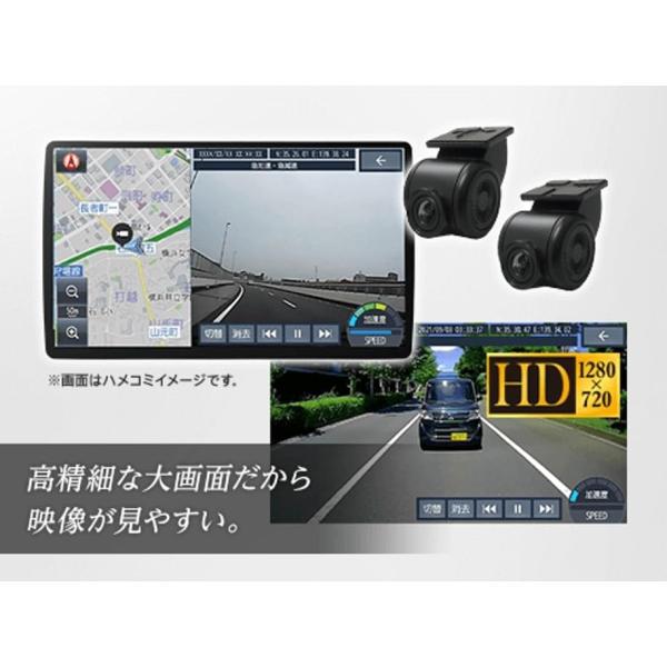 パナソニック Panasonic CA-DR03HTD 運転リコーダー カーナビ連絡専用 前後2写真器 ストラーダ提携 固定ディスク-TVI繋ぎ合わせる相応う