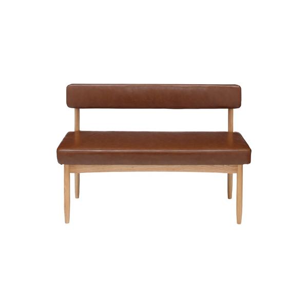 東谷 HOC-151BR エコモ ソファ 天然木(アッシュ) ウレタン塗装 合皮