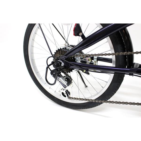 ミムゴ MG-FCP206BL 20インチ6段折畳み自転車BL_3