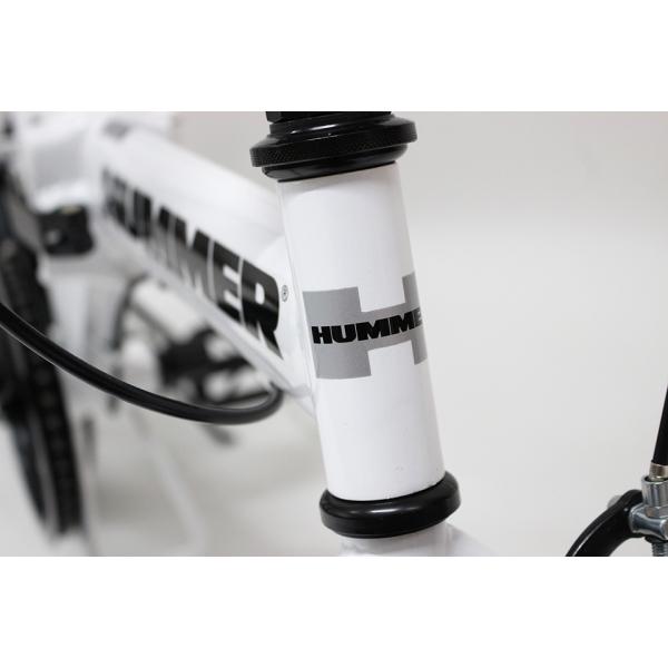 ミムゴ MG-HM16N-WH HUMMER ノーパンク 16インチ折畳み自転車WH_3