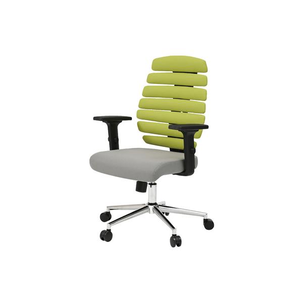 OFC-71GR オフィスチェア 体のラインにフィットシンプルかつスタイリッシュなデザイン グリーン