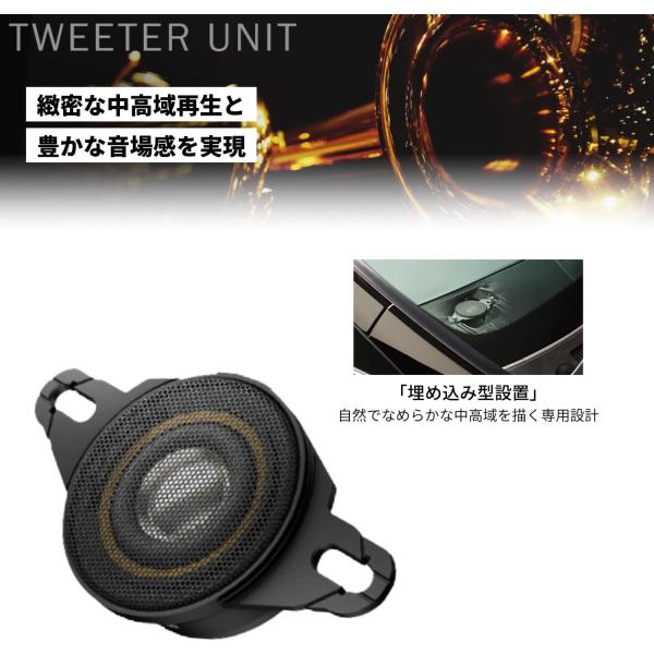 Pioneer パイオニア TS-C1736S-2 17cm カスタムフィットスピーカー セパレート2way ハイレゾ対応 カロッツェリア 実体感と躍動感に満ちた音が鮮やかに放たれる_3