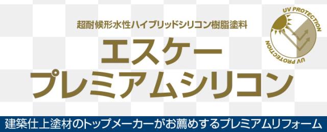 エスケープレミアムシリコン　艶有り　極濃X/極濃Y/極濃Z（調色可） 15kg（エスケー化研 一液シリコン樹脂系 外壁用塗料）_1