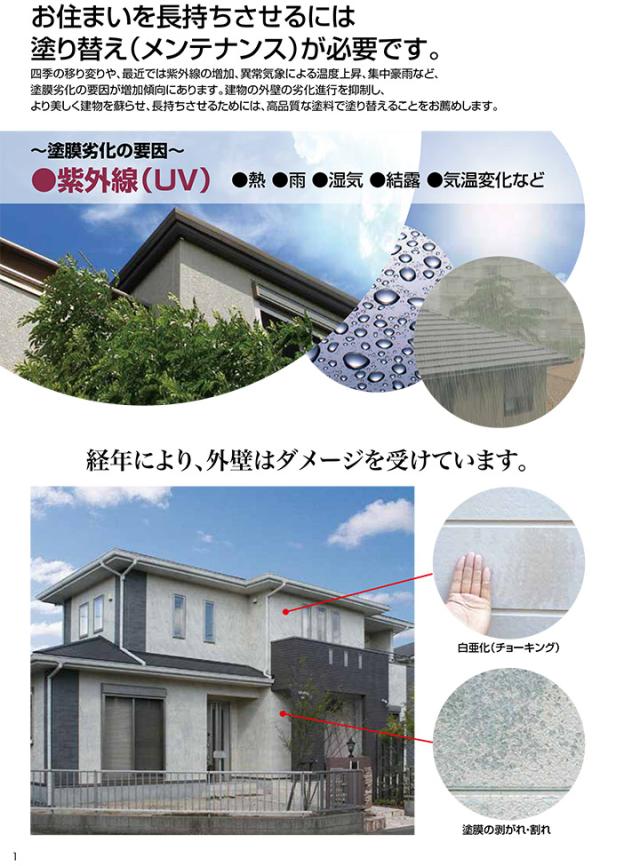 エスケープレミアムシリコン　艶有り　極濃X/極濃Y/極濃Z（調色可） 15kg（エスケー化研 一液シリコン樹脂系 外壁用塗料）_2