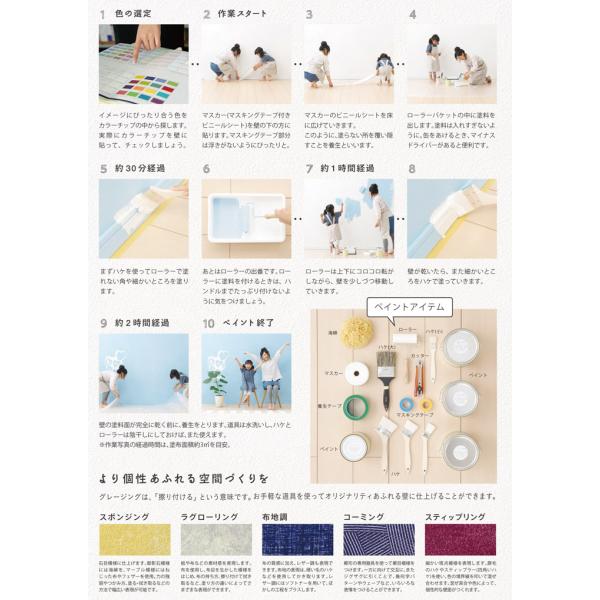 Jカラー 15L ホワイトシリーズ ペンキ DIY 壁紙塗料  （ターナー色彩）_7