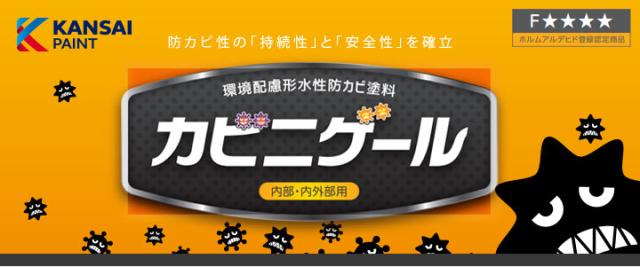 カビニゲールE　艶消 白　20kg （関西ペイント 室内用 防カビ塗料 つやけし）_1