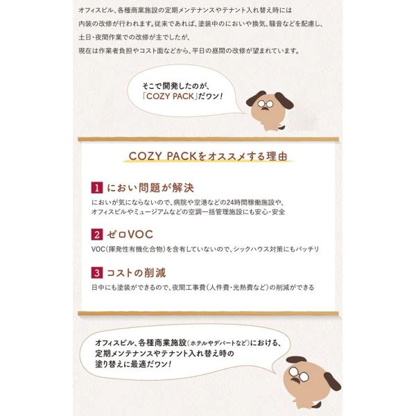 COZY PACK（コージーパック）艶消し 白 16kg（大日本塗料/水性/室内用）_2