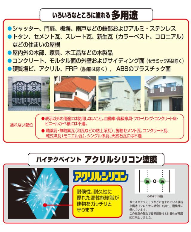 油性トップガード　7L　（シリコン多用途/カンペハピオ/ペンキ/塗料）_3
