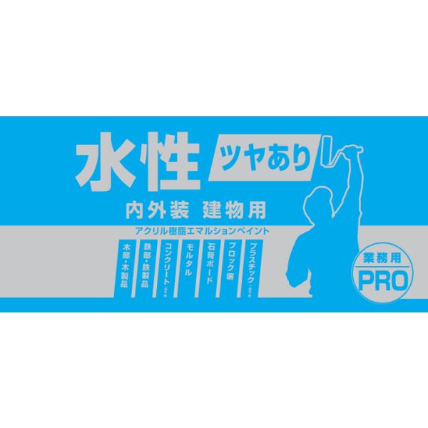 水性ツヤあり建物用 PRO 14kg（カンペハピオ/内外装建物用）_3