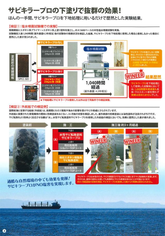 サビキラーPRO 4kg＜シルバー＞ 水性錆転換塗料 サビ封じ (サビに直接塗装 錆封じ) サビキラープロ BAN-ZI バンジ_4