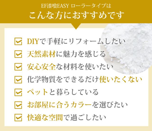 漆喰塗料 EF漆喰EASY (シックイージー) 16kg しっくい diy 塗料 塗装 ペンキ 水性 日本製_11