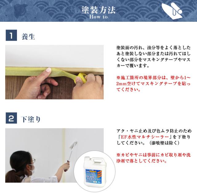 EF漆喰EASY コテタイプ　白練（しろねり）18kg　練り漆喰 鏝塗り しっくい 室内壁 内装用 本格漆喰_14