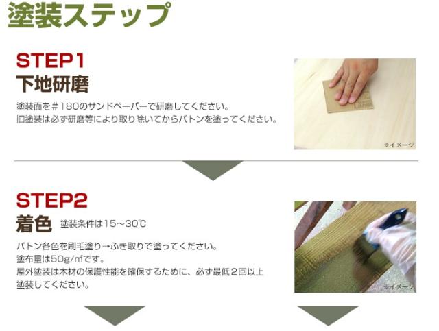 【組み合わせ自由 2缶セット】バトンFX （VATON-FX） 3kg×2缶 （油性/ステイン/バトン/VATON/大谷塗料）_7
