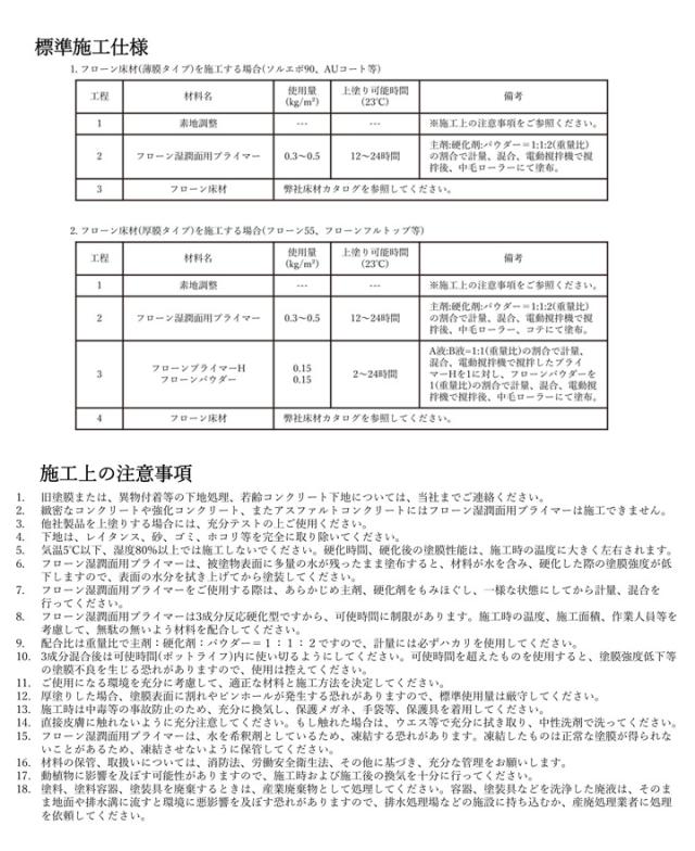 東日本塗料　フローン湿潤面用プライマー　16kgセット_4