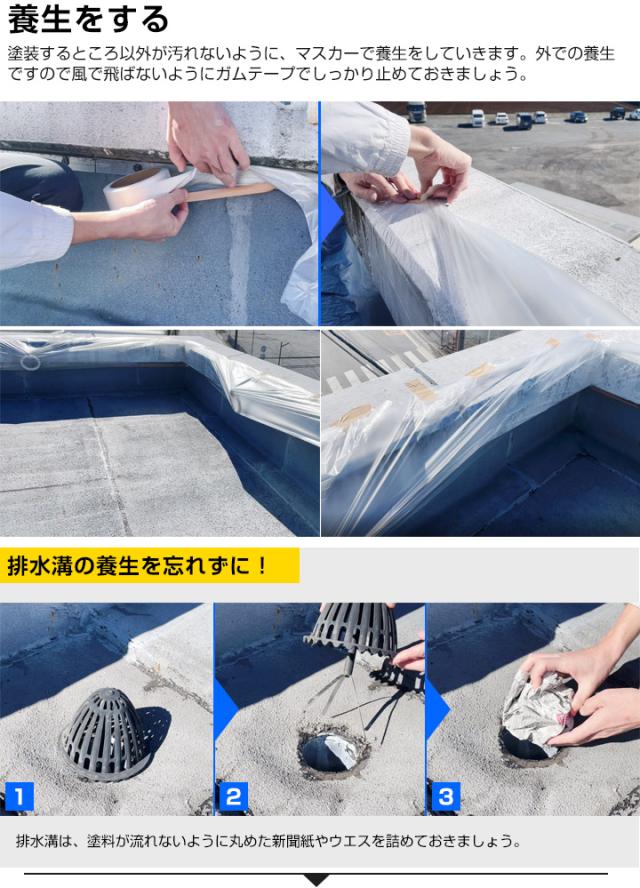 EFミズハ専用シーラー　15kg （1液水性ウレタン防水材/下塗り/塗料/屋上/ベランダ）_8