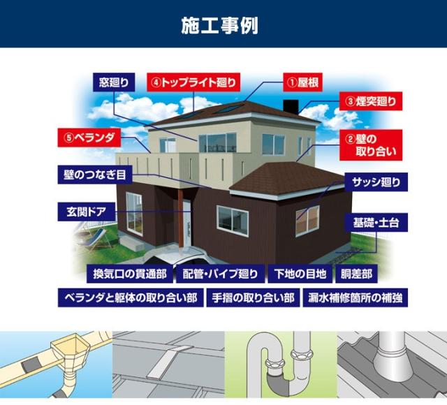 万能防水補修シート　ファストフラッシュ　280mm×2.5m　 （タイセイ/屋根/屋上/ベランダ/雨樋/窓）_5